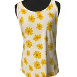 None Sunflower Yellow‎ Daisy Long Tank XL 15/17 Wide Strap Y2K Dopamine Summer Happy Photo 0