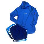 Nike Running Dri Fit Cowell neck light weight long sleeve, athletic top & shorts Photo 0