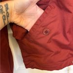 78 & Sunny Rust Red Hooded Utility Jacket Women’s S Minimalist Preppy Photo 2