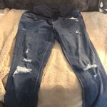 Old Navy  Maternity Full Panel Straight Ripped Jeans, size 6 long Photo 1