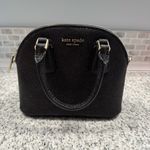 Kate Spade  Black Glitter Sylvia Dome Mini Satchel Photo 2