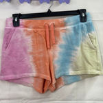 Old Navy  women's tie dyed casual‎ pull on pajama lounge shorts stretch small Photo 0