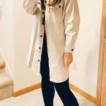 Topshop Cream Jacket - Size 10 Photo 0