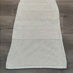 Rachel Zoe  Crochet Bodycon Maxi‎ Dress Metallic Tan Size Large Photo 4