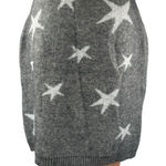 SheIn Gray Star Print High Elastic Waist Pull-On Mini Straight Pencil Skirt Sz L Photo 0