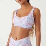 LA Hearts NWT  Pacsun Active Far Out Sports Bra M Photo 0