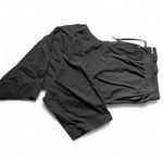 L.L.Bean  Women's Black Cargo Pants Elastic Waist Drawstring Casual Size 3X Photo 1