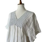 Maxi Dress Long White Linen Sunday Saint Tropez Italy Luxury Resort Cruise $425 Size undefined Photo 1