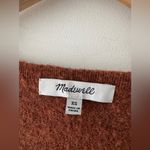 Madewell  Rust Brown Merino Wool Alpaca Blend Open Cardigan Photo 4