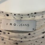 IRO Jeans Clay Distressed Tee Size 100% linen Medium Photo 4