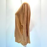 Chico's Chico’s Tan Touch of Cashmere Super Soft Boat Neck 3/4 Dolman Sleeve Sweater 1/M Photo 4