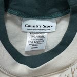 Vintage Country Store Embroidered Crewneck Sweatshirt Women’s Medium Green Photo 1