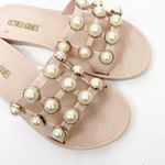 Victoria Adames Marsella Cream Pearl Jelly Slide Sandals Sz 7 Photo 4