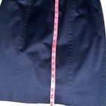 Lafayette 148  New York Size 6 Navy Pencil Skirt Photo 14