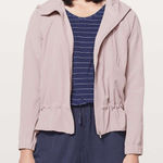 Lululemon Pack It Up Jacket Smoky Blush Size 8 Windbreaker Photo 0