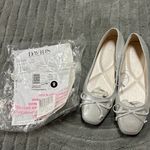 David's Bridal David’s Bridal Elegant Silver Women's Flats NWT Photo 1