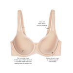 Wacoal  853192 Basic Beauty Spacer Underwire T-Shirt Bra 42D Sand Full Coverage Photo 1