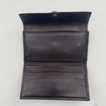 Ralph Lauren Vtg Lauren  Wallet Croc Embossed Brown Leather Checkbook Pocketbook Photo 7