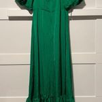 Sandro Falbala Embellished Cutout Green Midi Dress Size 36 NWT Retail $580 Photo 4