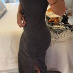 Anthropologie  tshirt maxi dress dark grey Photo 3