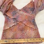 BB Dakota by Steve Madden Orange You Dreamy Off the Shoulders Bohemian Top Small Photo 1