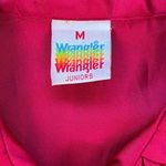 Wrangler  Women's Vintage Red Satin Blouse Size M Photo 4