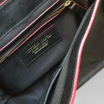 Vittoria Napoli Italian Leather Black Red Crossbody Shoulder Messenger Bag Purse #Gothic #Whimsygoth #Vampy #Grunge #Emo Measurement in pics Photo 3