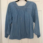 Madewell  Square Neck Denim Top Photo 2