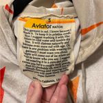 Aviator Nation velvet lighting blot full zip hoodie, size small Photo 1