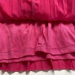 Sam Edelman NWT  Pleated Skirt Midi Dress Sz S Elegant Soft Chiffon Pink Halter Photo 7