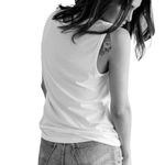 Unkosher Market TOTES KOSHE White Tank Top Black Graphic Size Large Photo 1