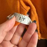 BODEN | Pumpkin Orange Cotton Puff sleeve Short Sleeve Cardigan Sweater | Size 6 Photo 6