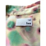 Wilfred Free Briona Tie Dye Button Down Shirt Yellow Size L Boho Minimalist Cute Green Size L Photo 2