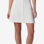 Avec Les Filles  Button Down White Rayon Skirt 442 Photo 0