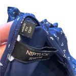 Nautical Blue Anchor Print Swim Top Size undefined Photo 3