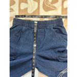 Circus NY Denim Wide Leg Baggy Cargo Pants Elastic Waist Dark Wash Size S Blue Photo 6