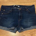 Celebrity Pink Dark Blue Jean Shorts Photo 0