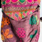 Vintage Bohemian Embroidered Patchwork Bum Belt Festival Cotton Fanny Waist Pack Photo 2