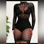 Black Hollow Out High Round Neck High Photo 5