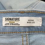 SIGNATURE by Levi’s Heritage Wide Leg Baggy Light Washed Denim Jeans Waist 34” Blue Size undefined Photo 6