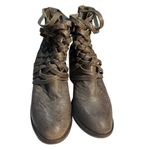 Free People  Carrera Woven Leather Ankle Boots – Size 39 (8) Photo 1