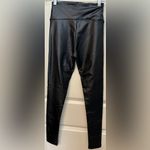 Shinestar  Shiny Black Ankle Leggings Women's Sz XS Photo 3