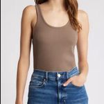 AGOLDE Nwot  brown tank top ribbed classic designer fall $100 casual denim boho Photo 1