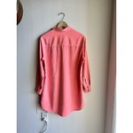 Frank & Eileen Mary Classic Shirt Dress Famous Denim in Sunset Pink Small Photo 7