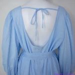 Eloquii NEW‎  Baby Blue Textured Cotton Easy Day Dress, size 18 Photo 4