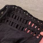 Torrid Black Lips Lattice Off shoulder Tee Size 3X Photo 3