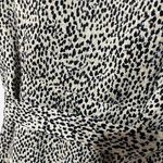 Club Monaco  Geovanna Wrap Dress 6 Mini Leopard Print Flutter Sleeve Suze… Photo 5