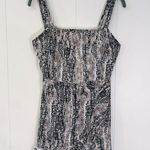 Gianni Bini Snakeskin Romper L Photo 0