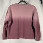 Madewell Dip Dye Resourced Cotton Swing Crewneck Sweatshirt in Purple Mauve XXS Photo 4