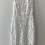 Bisou Bisou White Lace Dress Photo 0